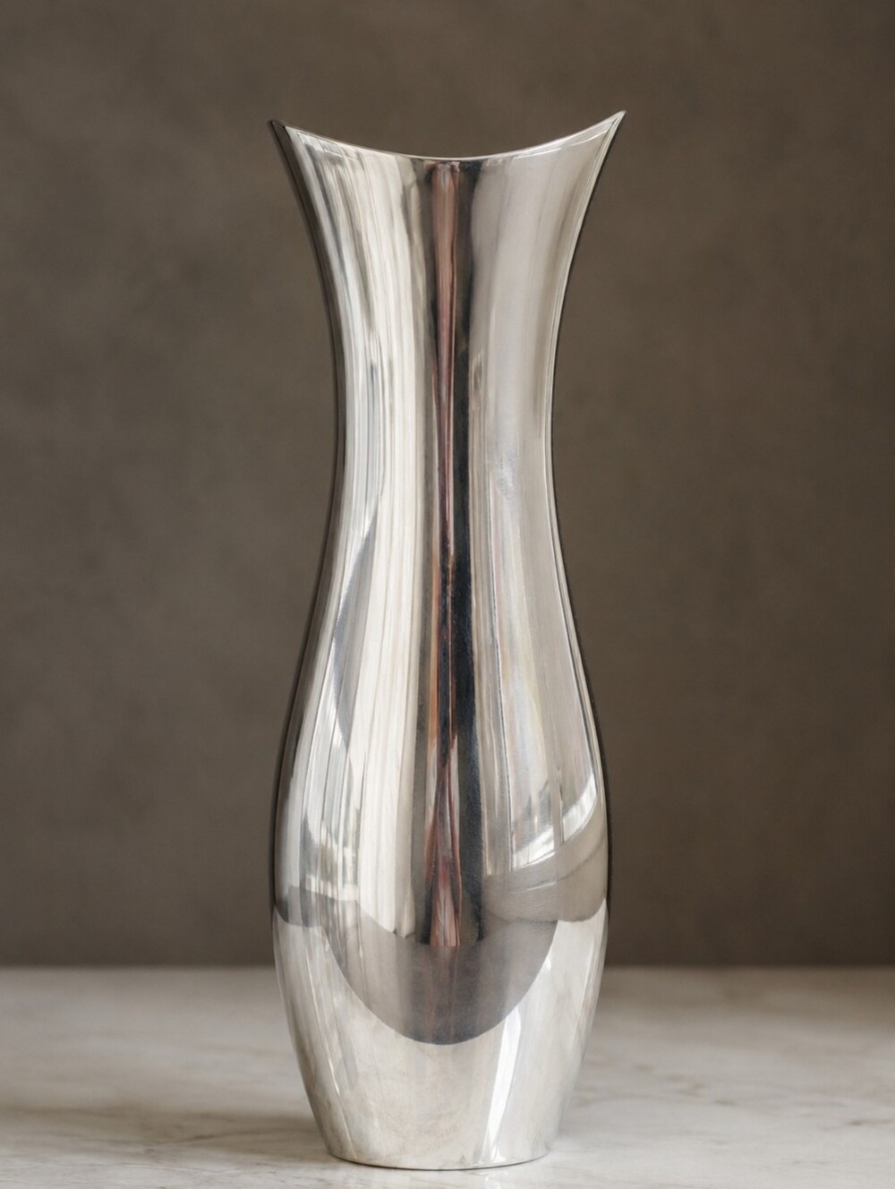 Vintage Nambé Studio 6056 Karim Rashid Signed Vase 1994 9.5"